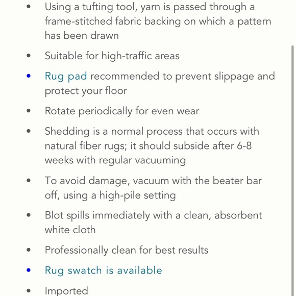 Anthropologie Andie Rug in Neutral * - Picture 3 of 6